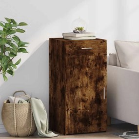 vidaXL Dulap, stejar afumat, 45x42,5x93 cm, lemn prelucrat