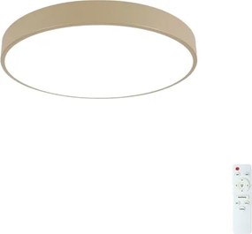 Brilagi - Lampă LED dimabilă POOL, 60 W, 230 V, 3000-6000 K, Ø 60 cm, bej, cu telecomandă