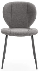 Scaune de dining gri 2 buc. Maori – Marckeric