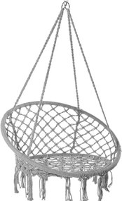 Scaun suspendat KOLUMBIA gri cu perna