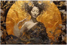 Tablou - Doamnă japoneză (90x60 cm)