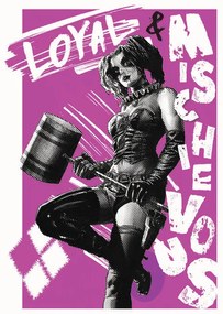 Poster de artă Batman - Harley Quinn