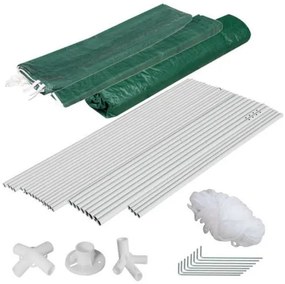 CORT PAVILION DE GRĂDINĂ 3x3 110g/m2 M VERDE GARDEN