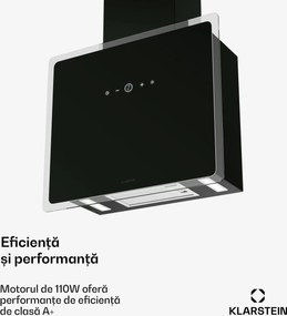 Klarstein Capota AlizeEdge, Tactilă, Plată, Silențioasă, Built-in, A+