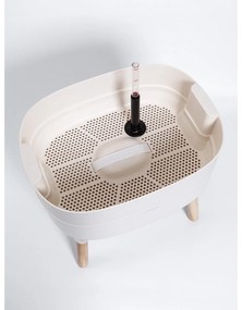 Recipient scund de cultivare Plastia Urbalive, crem