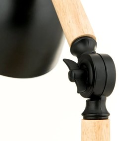 Veioza/Lampa de birou reglabila ANIKA lemn/negru