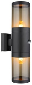 Aplică de exterior cu senzor XELOO 2xE27/40W/230V IP44 Globo 32014-2BS
