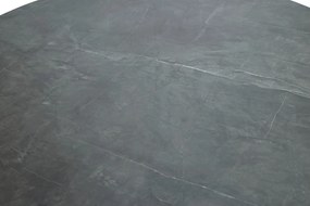 Masa Angel marmura gri/negru mat ø120 cm