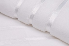 Set 2 Prosoape de Baie Dolce, 70x140 cm, 100% Microfibra, 560 gsm, Alb