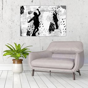 Tablou - Artă stradală - zarvă (90x60 cm)