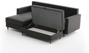 Canapea de colț Eva Left - Anthracite