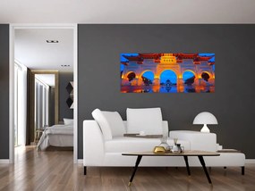 Tabloul Taiwanului (120x50 cm)
