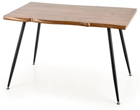 Masa Larson stejar natur/negru - L120xl80xh77 cm