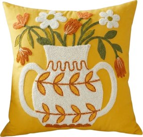Husa pentru perna VAZONIE 45x45 cm, galben