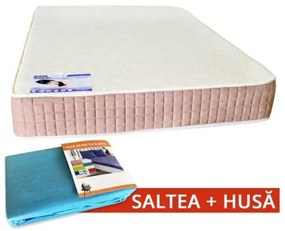 Set Saltea SuperOrtopedica Lux Saltex 1400x1900 + Husa cu elastic