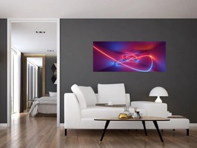 Tablou cu abstracție modernă (120x50 cm)