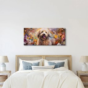 Tablou - Happy Dog II. (120x50 cm)