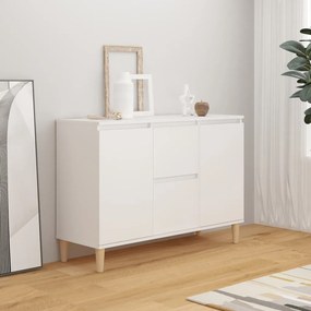 vidaXL Servantă, alb, 101x35x70 cm, lemn prelucrat