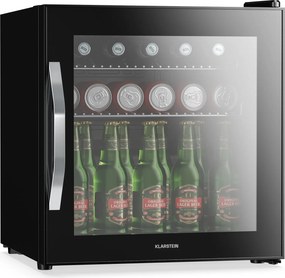 Klarstein Beersafe frigider pentru băuturi cu ușă din sticlă oglindă | 44 x 48 cm | iluminare interioară LED