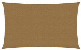 Parasolar, gri taupe, 4x7 m, hdpe, 160 g/m²