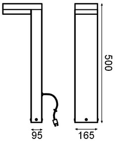 Lampă LED de exterior Ledvance VENUS LED/4W/12V IP44