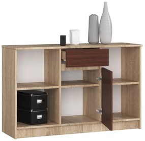 Comodă Briar (Stejar sonoma + wenge). 1069834
