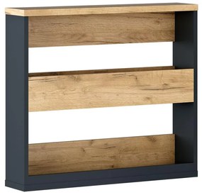Raft de perete Klodekas 5 (grafit + stejar artisan) . 1097178
