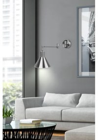 Lampă de perete COPENHAGEN 1xE14/40W/230V crom mat