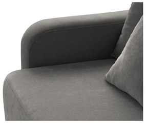 Canapea gri extensibilă, cu spațiu de depozitare 231 cm Elen – Micadoni