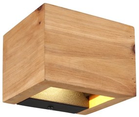 Aplica din lemn pentru iluminat ambiental sus/jos LED Alina