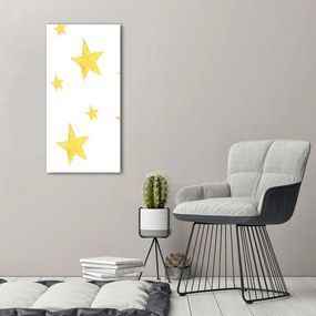 Tablou pe pânză canvas Stele galbene