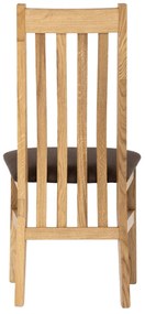 Set de scaune de sufragerie C-2100 BR2, stejar, 2buc.
