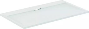 Cadita de dus dreptunghiulara Ideal Standard i.life Ultra Flat S alb pur 140x80 cm