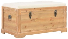 vidaXL Ladă de depozitare cu pernă, 80 x 40 x 40 cm, MDF