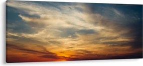 Tablou cu apus de soare (120x50 cm)