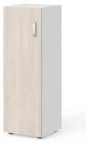Dulap mediu Manager 39,9 x 42,2 x 119,5 cm, stânga, salcâm deschis / alb
