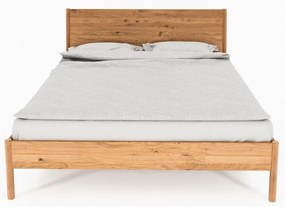 Pat din lemn de stejar 90x200 cm Pola – The Beds