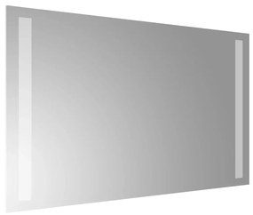 Oglinda cu LED de baie, 50x30 cm 1, 50 x 30 cm