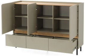 Comodă Azalio 150 cm cu sertare - eucalipt / stejar baltic dune