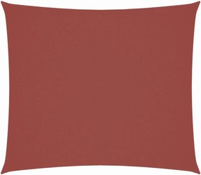 vidaXL Parasolar, cărămiziu, 2x2,5 m, țesătură oxford, dreptunghiular