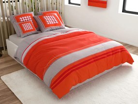 Lenjerie de pat din bumbac Renforce TABITA rosie Dimensiune lenjerie de pat: 2 buc 80 x 80 cm | 200 x 220 cm