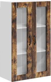 vidaXL Dulap suspendat de bucătărie Stejar fumuriu 60 x 31 x 100 cm
