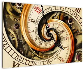 Tablou cu ceas (90x60 cm)