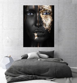 Tablou Canvas Golden Girl Blue Eyes 120x80 cm