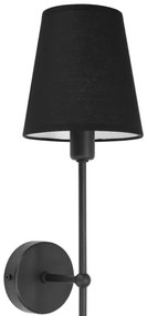 Aplica de perete MADELA 1xE14/40W/230V neagră
