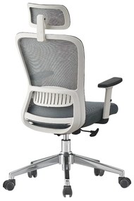 RESIGILAT- Scaun ergonomic, spătar Mesh, Gri/Alb