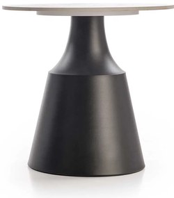 Măsuță de cafea Xyla, marmură / negru