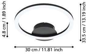 Plafonieră LED dimabilă PARRAPOS-Z LED/15W/230V Eglo 900323