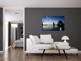 Tabloul - plaja în apus de soare (90x60 cm)