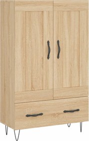 vidaXL Dulap înalt, stejar Sonoma, 69,5x31x115 cm, lemn prelucrat